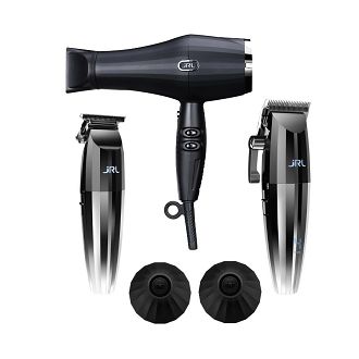 JRL PROMO: CLASSIC HAIR DRYER, TRIMMER SILVER, CLIPPER SILVER & 2 X CHARGING DOCK