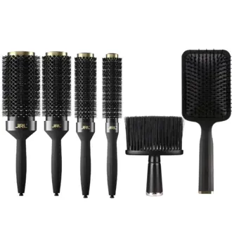 JRL PROMO: JRL MIXED BRUSH XL X4 & JRL NECK DUSTER & ANTI-STATIC PADDLE BRUSH