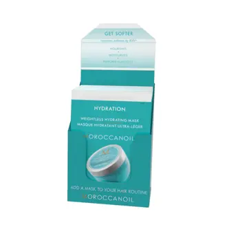 MOROCCANOIL WEIGHTLESS HYDRATING HAIR MASK 8 X 30 ml